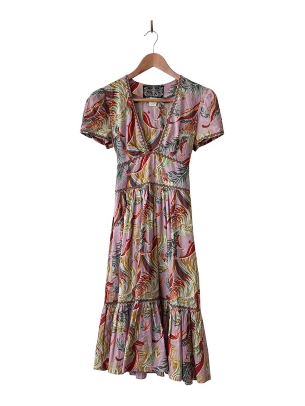 Anthropologie James Coviello Birds Of Paradise Dress